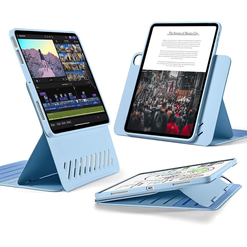 ESR Shift iPad Air 11/10.9 Inch Case 2025 2024 2022‎ 2020 Magnetic Stand Blue